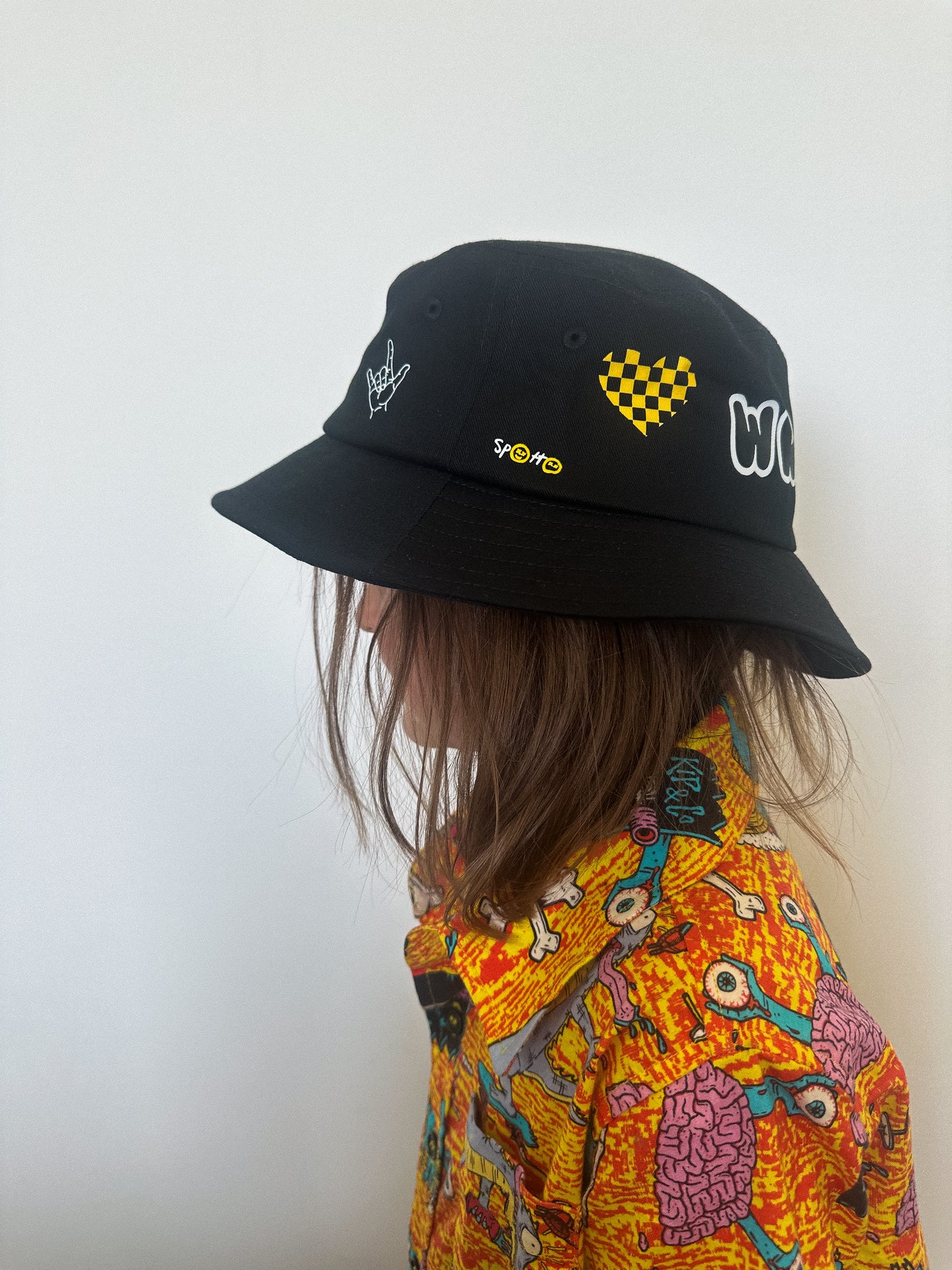 Toddler Sticker Bucket Hat